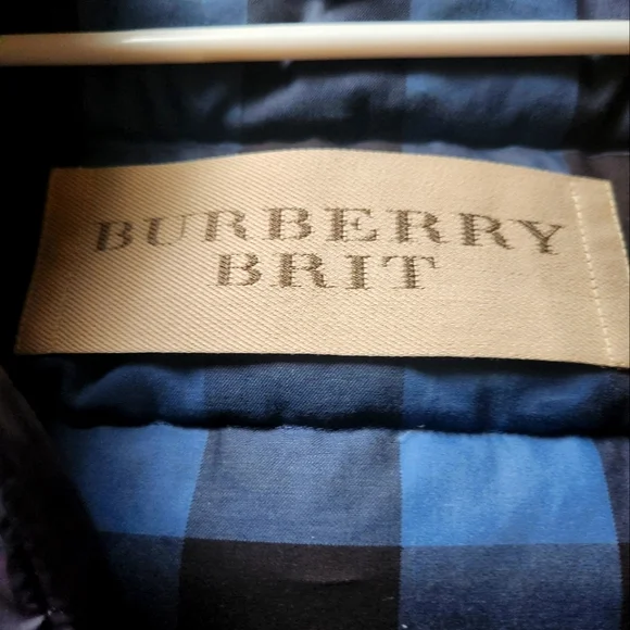 Burberry Brit Puffer Vest / Gilet Men's Size Large